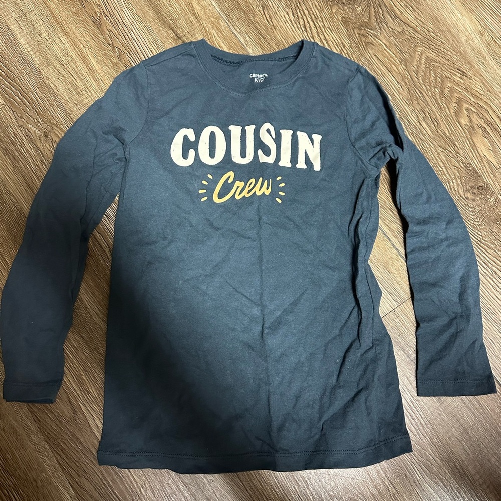 Carter's Cousin Crew 7 Blue Long Sleeve Shirt